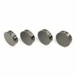 MotoFab Frame Tube Hole Plugs Rear Wheel Well - 1999-2018 Chevrolet Silverado 1500