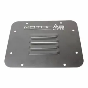 MotoFab Spare Tire Carrier Delete - 2007-2018 Jeep Wrangler JK