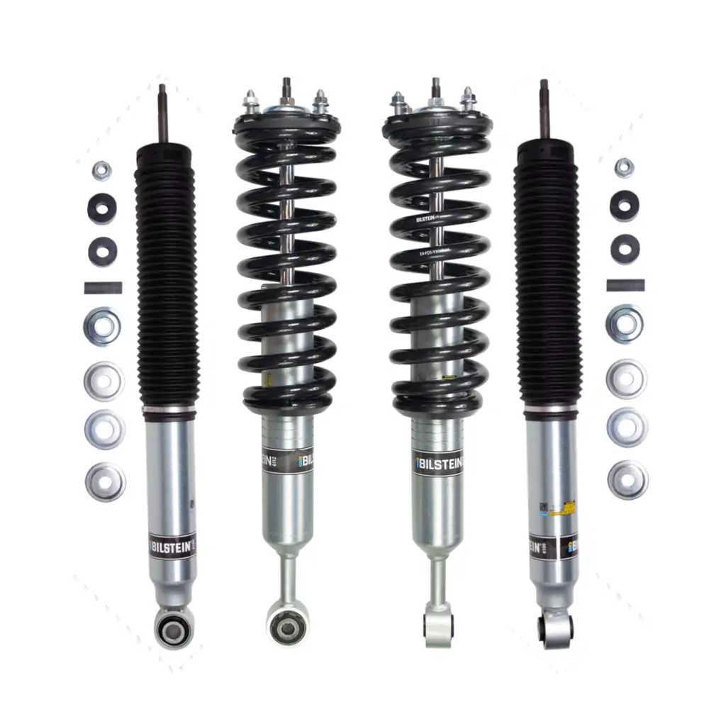 Bilstein B8 6112 2.1-3.1 Front Lift Assembled Coilovers with 0-1 Rear Lift Shocks for 2022-2025 Toyota Tundra