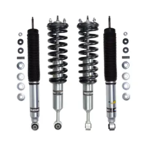 Bilstein B8 6112 2.1-3.1 Front Lift Assembled Coilovers with 0-1 Rear Lift Shocks for 2022-2025 Toyota Tundra