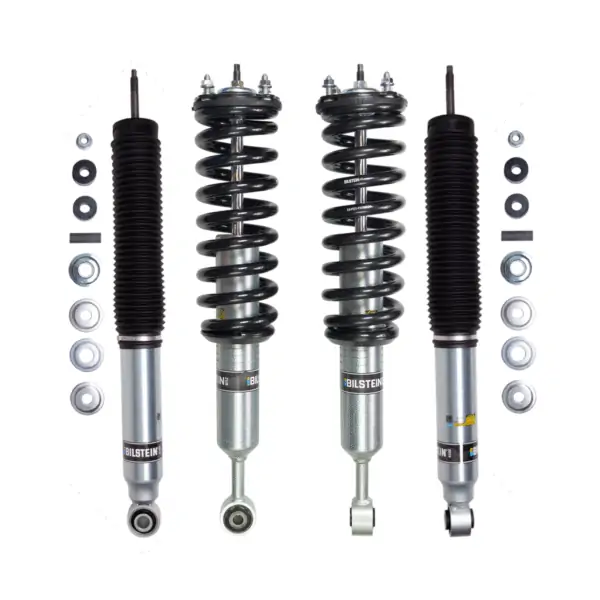 Bilstein B8 6112 2.1-3.1 Front Lift Assembled Coilovers with 0-1 Rear Lift Shocks for 2022-2025 Toyota Tundra