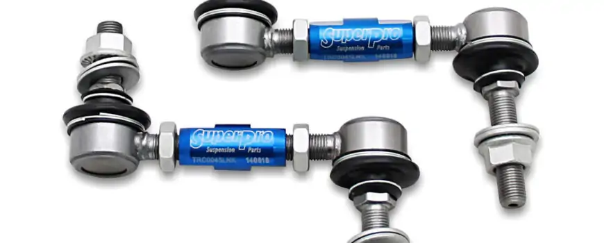 SuperPro Heavy Duty Adjustable Sway Bar Link Kit (100mm-120mm