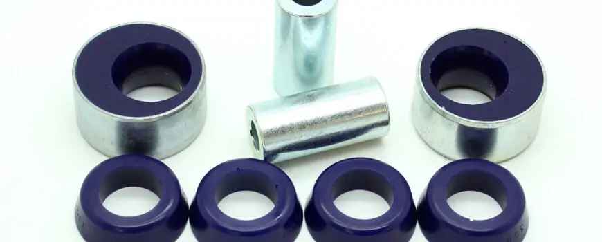 SuperPro Double Offset Front Control Arm Lower-Inner Rear Bushing Kit for 2004-2006 Mazda RX-8 & MX-5 Miata - SPF3258K