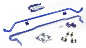 SuperPro 26mm Front & 24mm Rear HD Adjustable Sway Bar & End Link Combo for 2015-2018 Subaru WRX STI - RCSTI099KIT