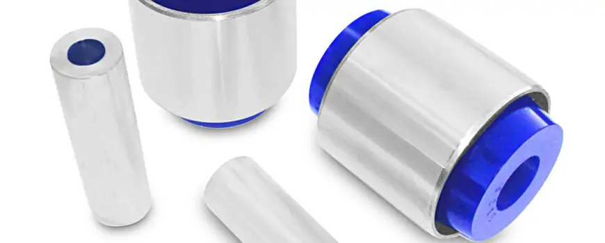 SuperPro Double Offset Front Strut Bar Chassis Mount Bushing Kit for 1993-2002 Volkswagen Passat & Audi A4/A6/S4 - SPF3131K