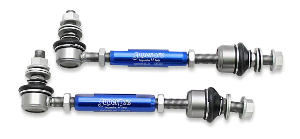 SuperPro Heavy Duty Adjustable Rear Sway Bar Link Kit for 2003-2009 Lexus GX470 & 2006-2009 Toyota FJ Cruiser - TRC1085V
