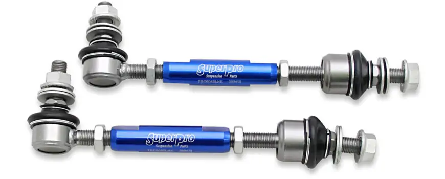 SuperPro Heavy Duty Adjustable Rear Sway Bar Link Kit for 2003-2009 Lexus GX470 & 2006-2009 Toyota FJ Cruiser - TRC1085V