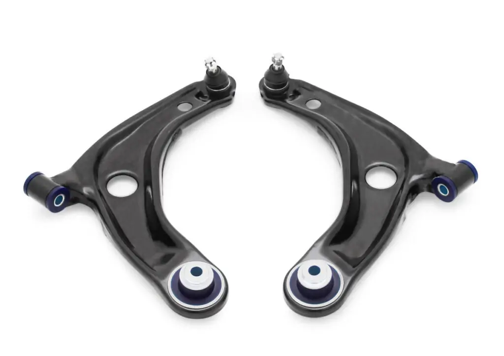 SuperPro Front Lower Control Arm Set with SuperPro Bushings for 2007 Toyota Yaris Base - TRC1100