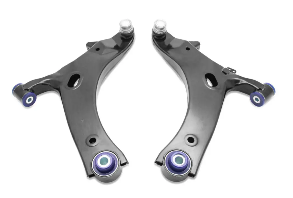 SuperPro Front Lower Control Arms with SuperPro Bushings for 2009 Subaru Forester & 2013 Subaru XV Crosstrek - TRC1038