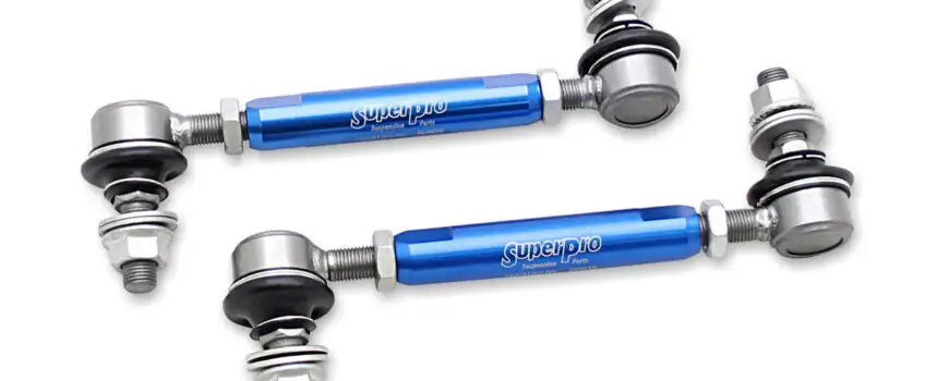 SuperPro Heavy Duty Adjustable Rear Sway Bar Link Kit (160mm-205mm) for Toyota MR2