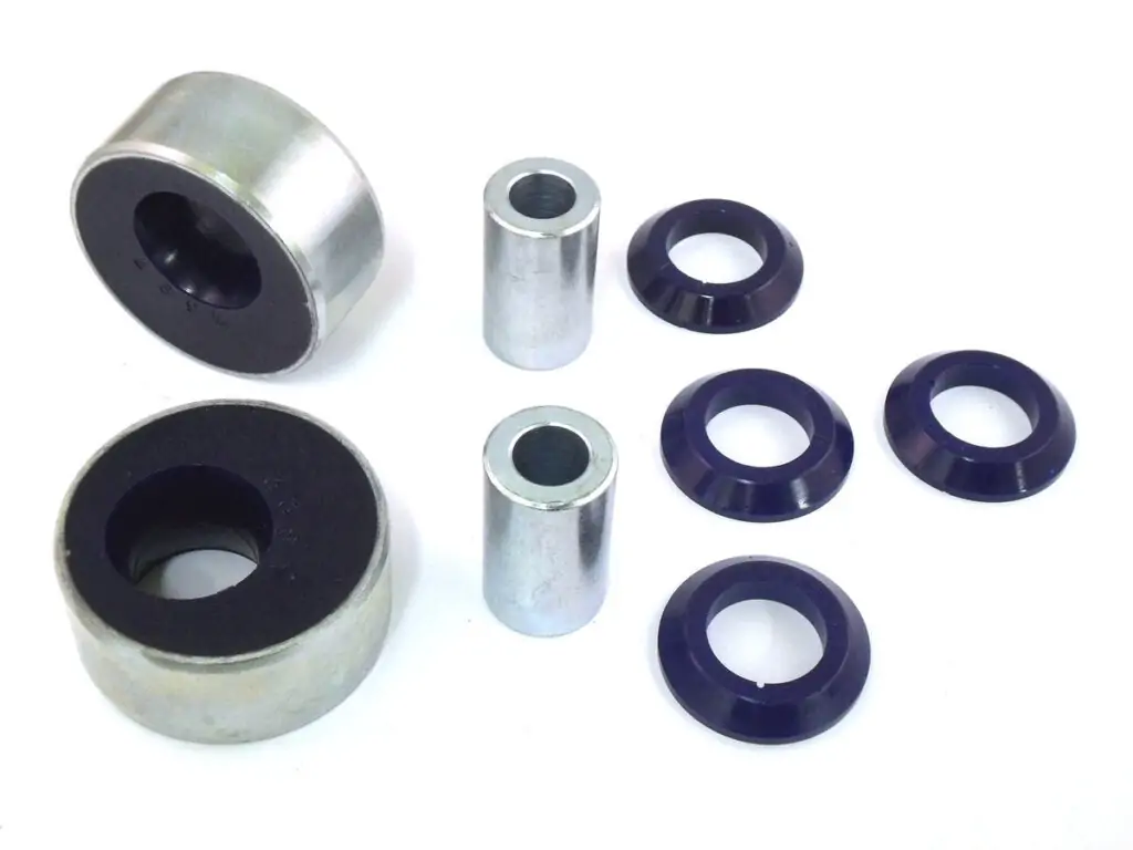 SuperPro Front Lower Control Arm Inner Rear Bushing Kit (+Caster) for 2000 Audi TT Quattro & 2004 Volkswagen R32 - SPF3397K