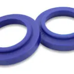 SuperPro Heavy-Duty Rear Spring Insulator Pad Bushing Kit for 1965 Triumph TR4A & 1968 Triumph TR6 - SPF2327-5K