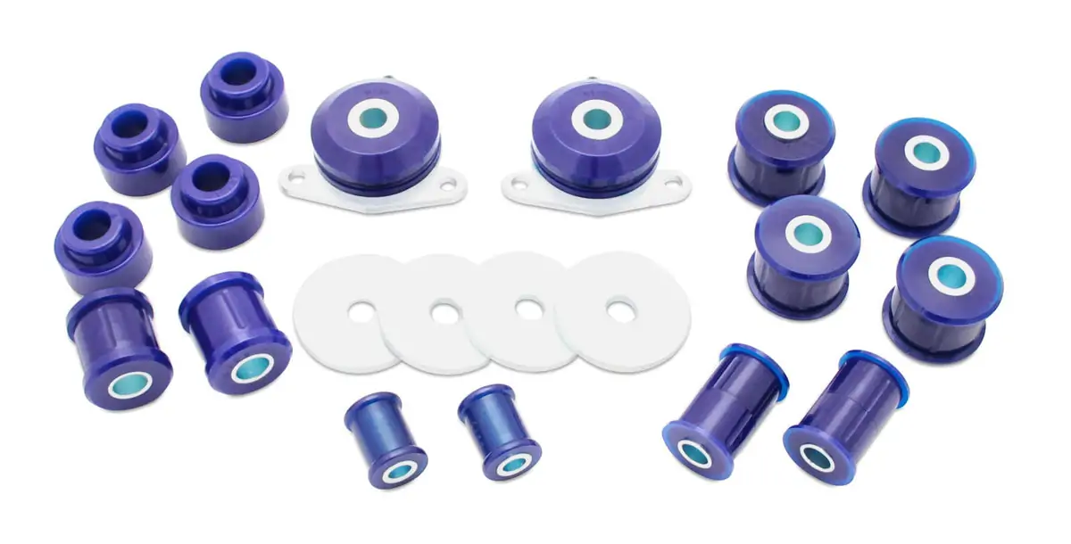 SuperPro Front and Rear Radius Arms & Panhard Rods Bushing Kit for Enhanced Suspension Performance - KIT042K