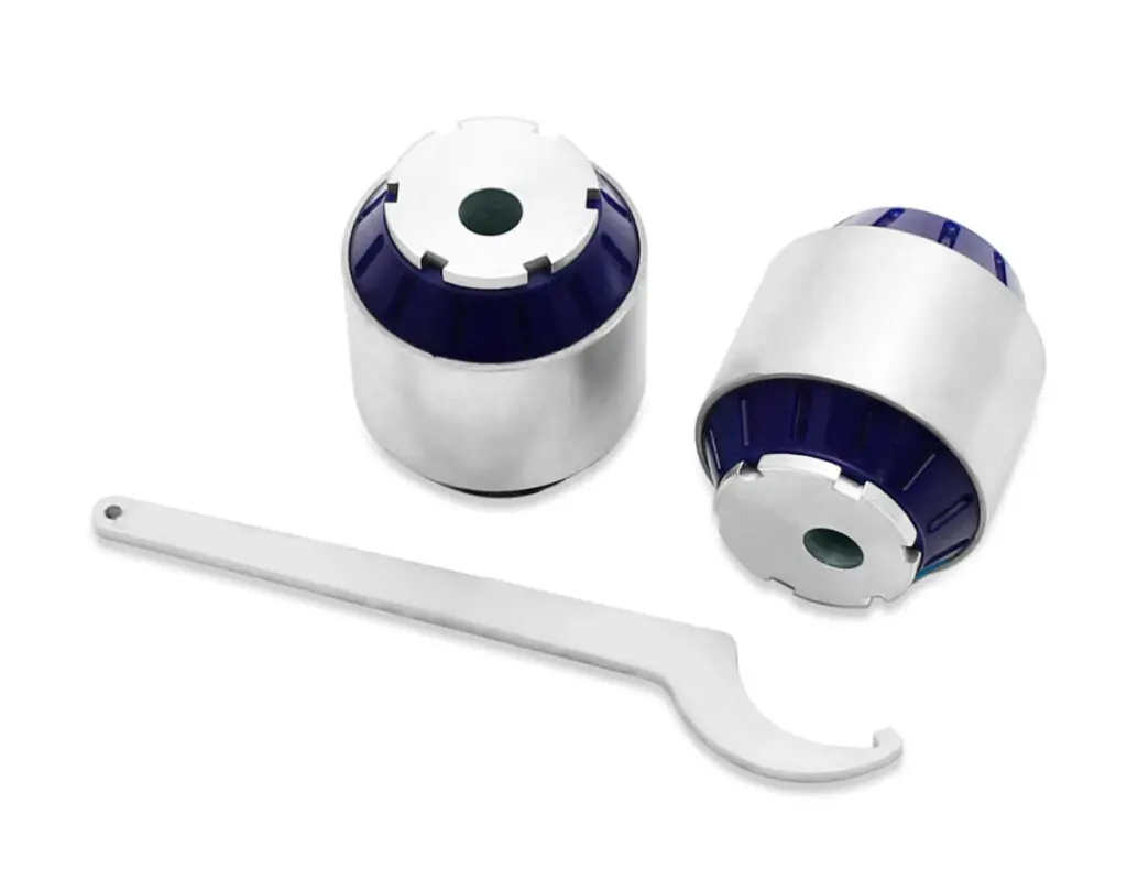 SuperPro Caster Adjustable Front Radius Arm to Chassis Mount Bush Kit for 2018 Kia Stinger - SPF5243K