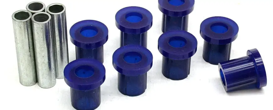 SuperPro Sunbeam Alpine 1965 Rear Spring Shackle Upper & Lower Bushing Kit - SPF2098K