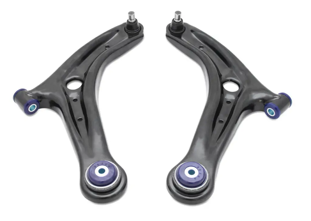 SuperPro Front Lower Control Arm Set with SuperPro Bushings for 2014 Ford Fiesta ST - TRC1046