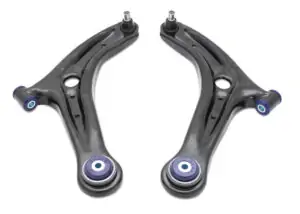 SuperPro Front Lower Control Arm Set with SuperPro Bushings for 2014 Ford Fiesta ST - TRC1046