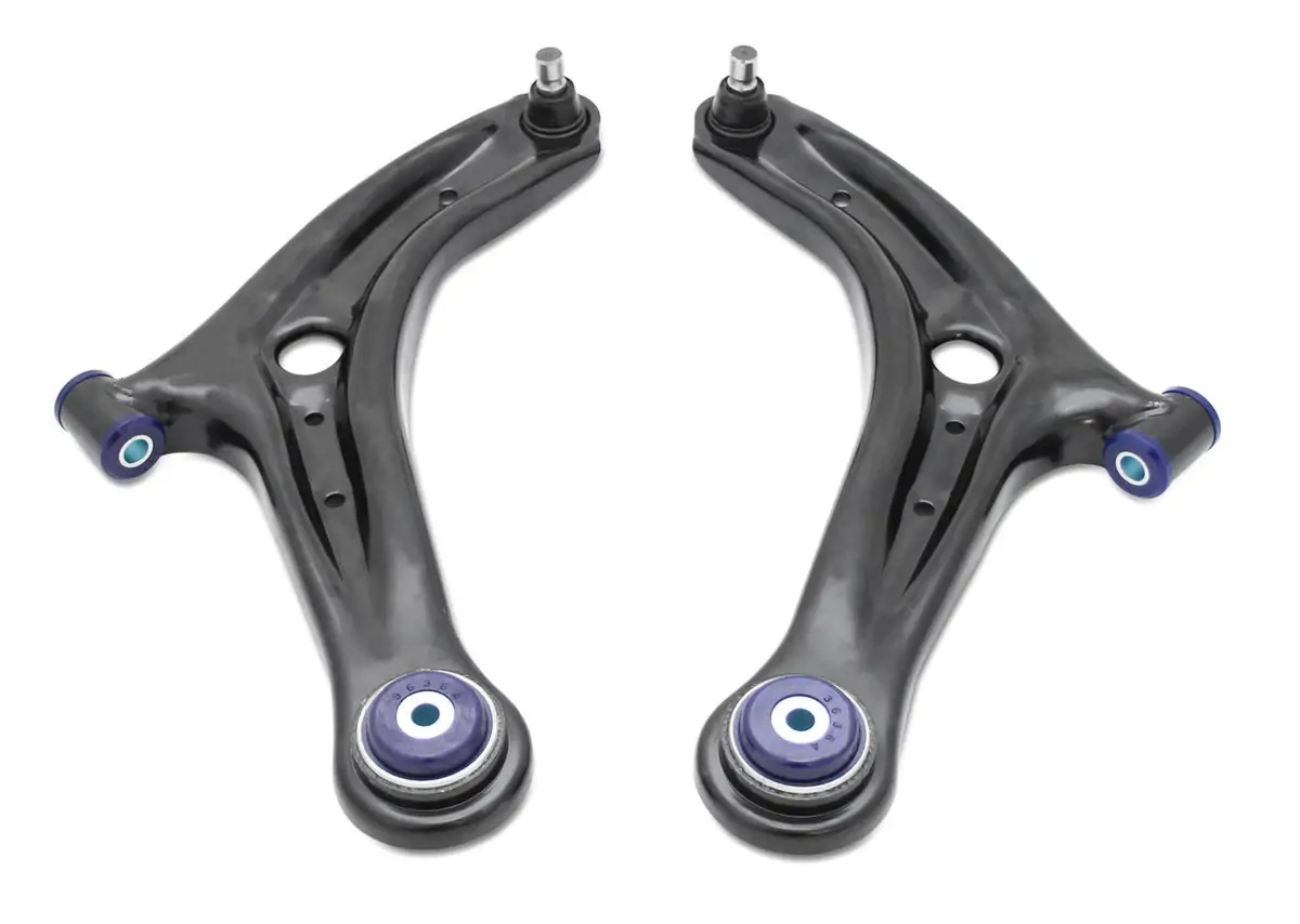 SuperPro Front Lower Control Arm Set with SuperPro Bushings for 2014 Ford Fiesta ST - TRC1046