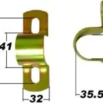 SuperPro Heavy-Duty Steel Sway Bar Mount Bracket for Enhanced Suspension Stability - SPF0984K
