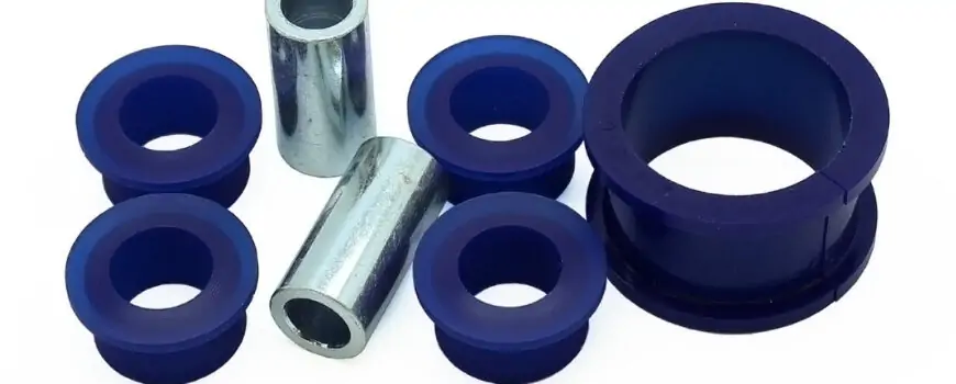 SuperPro Front Steering Rack & Pinion Mount Bushing Kit - Universal Fit for Enhanced Steering Performance - SPF4660K