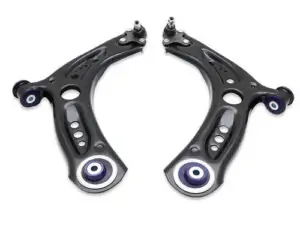SuperPro Front Control Arm Lower Assembly Kit for 2015-2023 Audi A3 & Volkswagen Golf Models (Positive Caster) - TRC1071