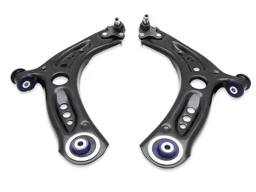 SuperPro Front Control Arm Lower Assembly Kit for 2015-2023 Audi A3 & Volkswagen Golf Models (Positive Caster) - TRC1071