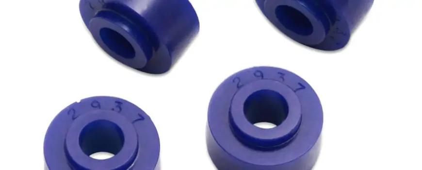 SuperPro Front & Rear Shock Absorber Bushing Kit for 1964-1970 Ford Mustang - SPF2937K