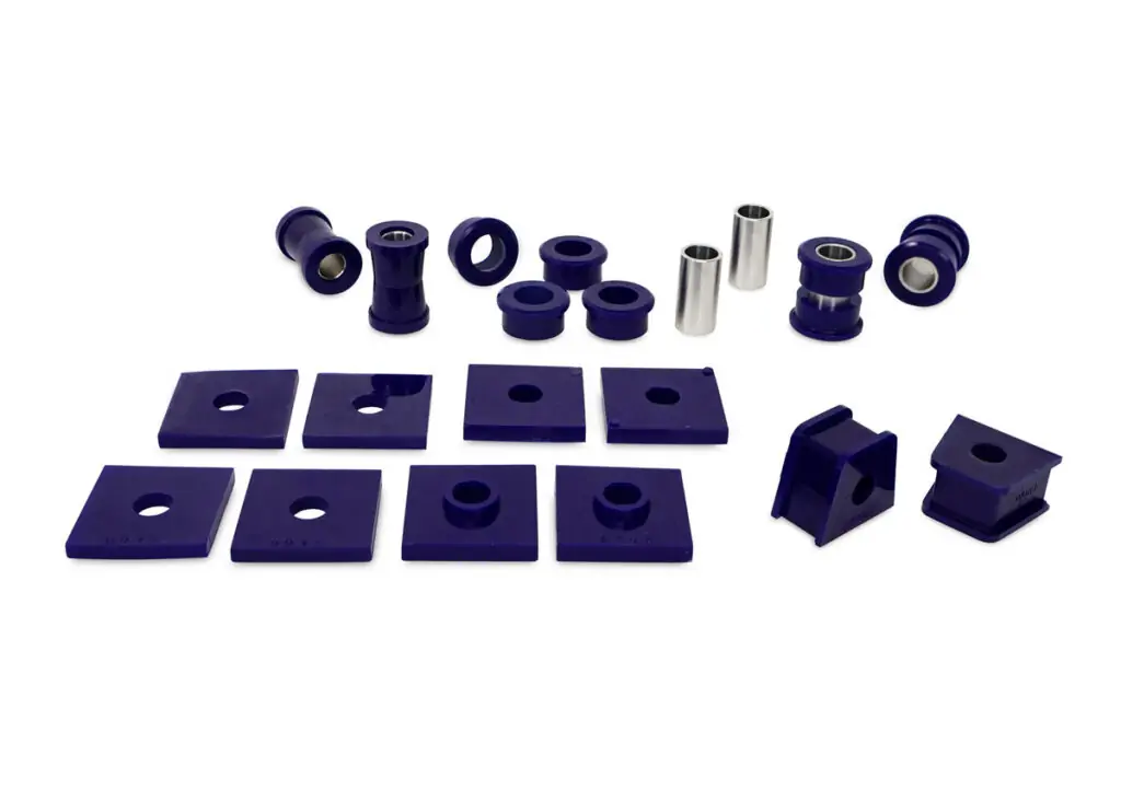 SuperPro Front Axle Bushing Kit for MGB/GT/V8 - Chrome Bumper with Stainless Steel Hardware - KIT5119FSSK