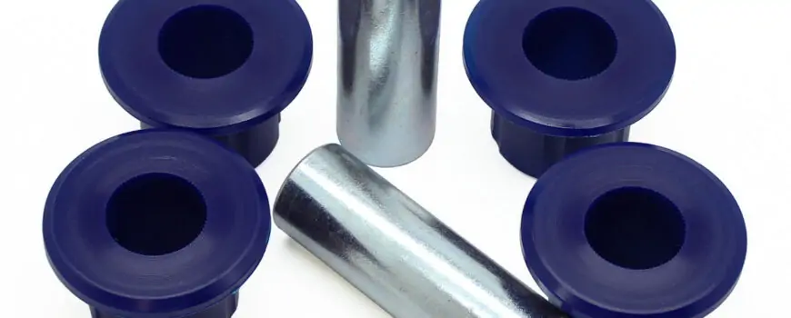 SuperPro Rear Leaf Spring Bushing Set for 2007-2011 Chevrolet Silverado 2500 HD LT - SPF4570K