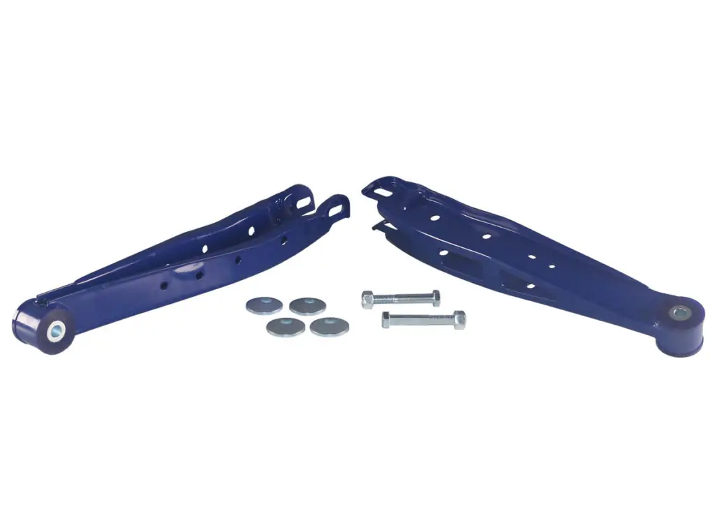 SuperPro Camber Adjustable Rear Lower Control Arm Set for 2008-2024 Subaru Impreza