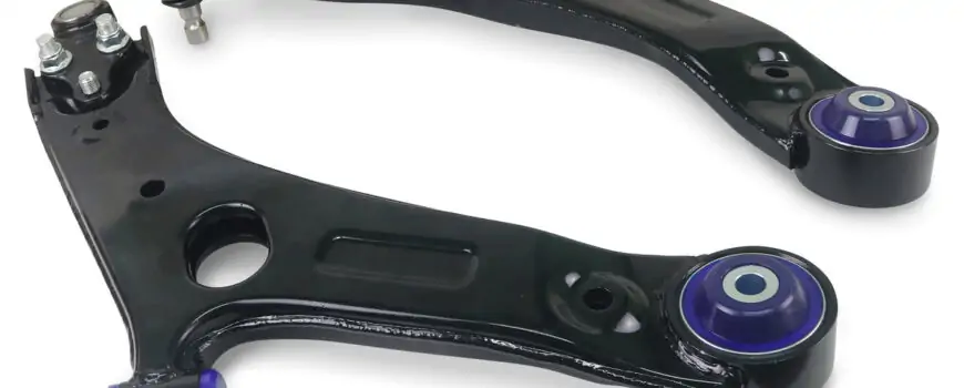 SuperPro Front Lower Control Arm Set with SuperPro Bushings for 2010 Hyundai Tucson GLS - TRC1074
