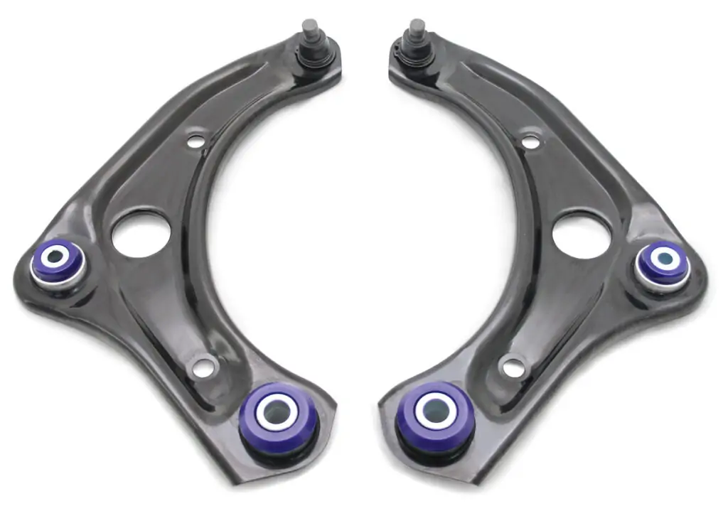 SuperPro Front Lower Control Arm Set with SuperPro Bushings for 2014 Nissan Versa Note - TRC1084