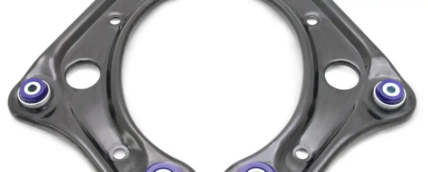 SuperPro Front Lower Control Arm Set with SuperPro Bushings for 2014 Nissan Versa Note - TRC1084