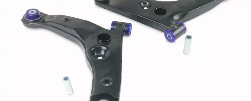 SuperPro Front Lower Control Arm Set with SuperPro Bushings for 2002-2003 Mitsubishi Lancer ES - TRC1147