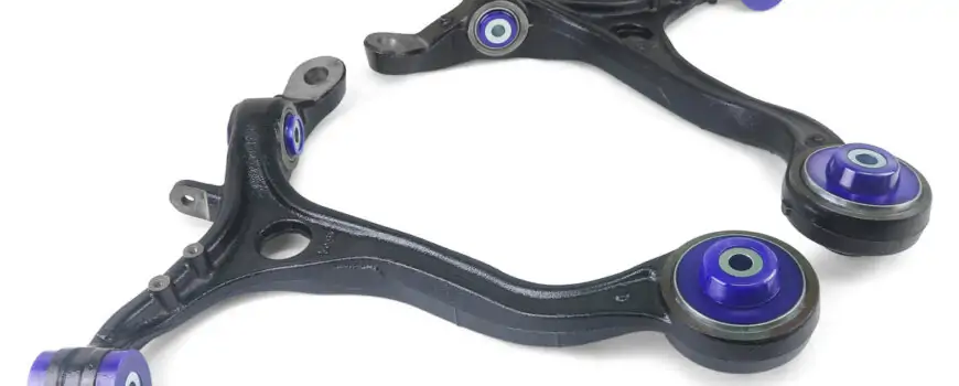 SuperPro Front Lower Control Arm Set with SuperPro Bushings for 2008 Honda Accord EX & 2009 Acura TSX Base - TRC1165