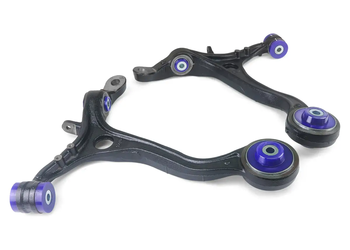 SuperPro Front Lower Control Arm Set with SuperPro Bushings for 2008 Honda Accord EX & 2009 Acura TSX Base - TRC1165