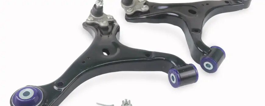 SuperPro Front Lower Control Arm Set with SuperPro Bushings for 2013 Acura ILX Base - TRC1167