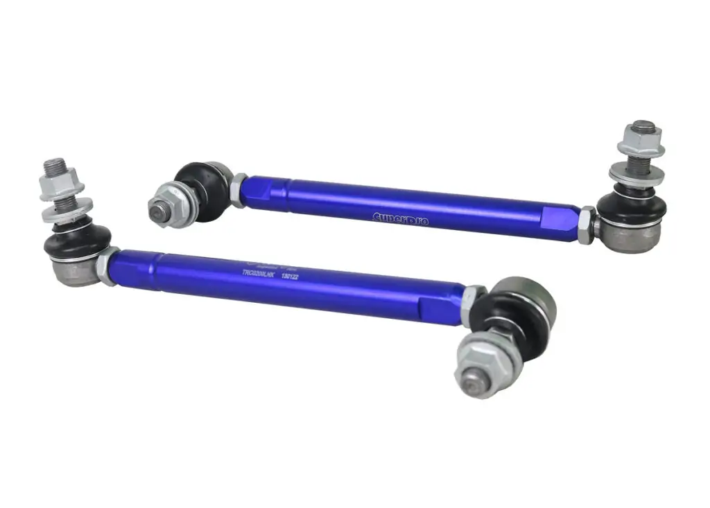 SuperPro Heavy Duty Adjustable Front Sway Bar Link Kit (254mm-305mm) for Hyundai