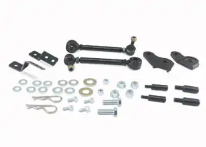 SuperPro Extended Heavy Duty Quick Disconnect Front Sway Bar Link Set for 2007-2018 Jeep Wrangler Models - TRC4311