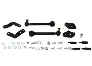 SuperPro Extended Heavy Duty Quick Disconnect Front Sway Bar Link Set for 2018 Jeep Wrangler Rubicon & 2020 Jeep Gladiator Altitude - TRC4314