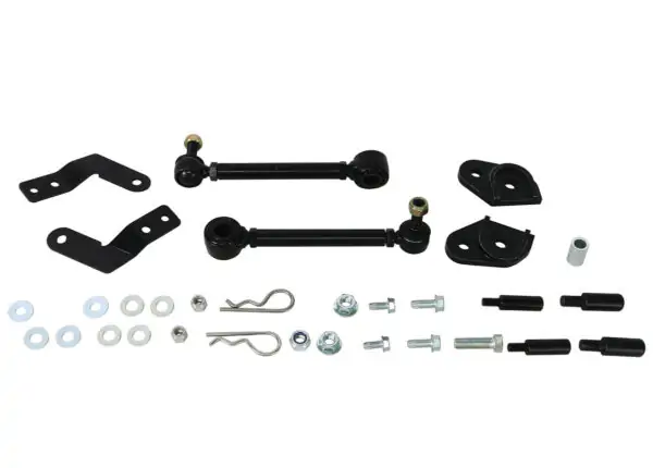 SuperPro Extended Heavy Duty Quick Disconnect Front Sway Bar Link Set for 2018 Jeep Wrangler Rubicon & 2020 Jeep Gladiator Altitude - TRC4314