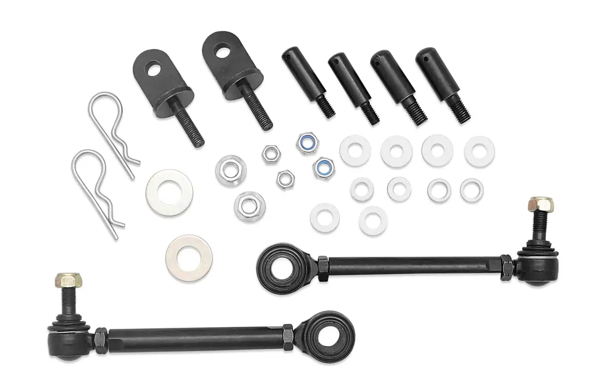 SuperPro Extended Heavy Duty Quick Disconnect Front Sway Bar Link Set for 1997 Jeep Wrangler Sahara - TRC4315