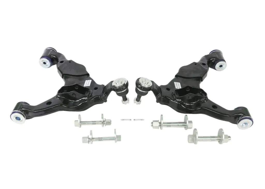 SuperPro Front 4x4 Complete Lower Control Arm Kit - Double Offset for 2003-2009 Lexus GX470 & Toyota 4Runner/FJ Cruiser - TRC482