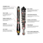 ARB-OME MT64 3 Front Coilovers with Rear Shocks for 2024-2025 Toyota Tacoma