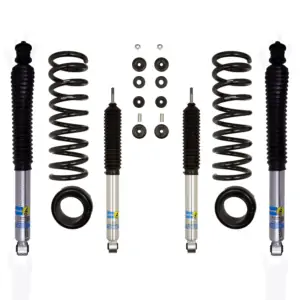 Bilstein 5112 2 Front and 0-1 Rear Lift Shocks for 2019-2025 RAM 2500 4WD GAS