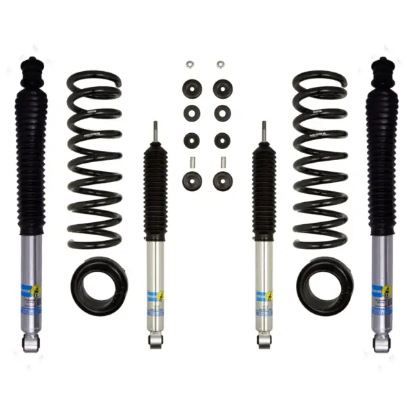 Bilstein 5112 2 Front and 0-1 Rear Lift Shocks for 2019-2025 RAM 2500 4WD GAS