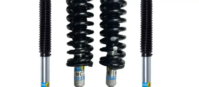 Bilstein B8 5100 0-2.4 Front Lift Assembled Coilovers and 0-1 Rear Lift Shocks for 2022-2025 Toyota Tundra