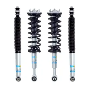 Bilstein B8 5100 1-2.5 Front Lift Assembled Coilovers with 0-1.5 Rear Lift Shocks for 2024-2025 Toyota Tacoma 4WD