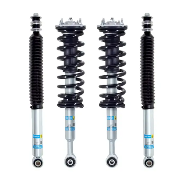 Bilstein B8 5100 1-2.5 Front Lift Assembled Coilovers with 0-1.5 Rear Lift Shocks for 2024-2025 Toyota Tacoma 4WD