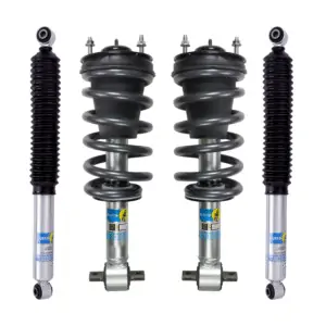BILSTEIN 5100 0-1.8″ FRONT LIFT ASSEMBLED COILOVERS WITH OE REPLACEMENT COILS AND REAR SHOCKS FOR 2015-2020 CHEVY TAHOE